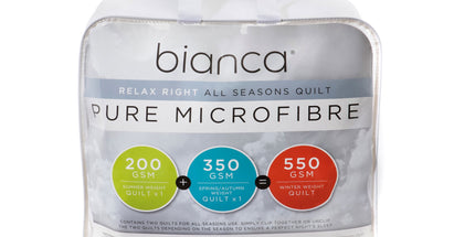 Bianca Pure Microfibre All Seasons Quilt King