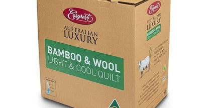 Easyrest Australian Made Light & Cool Bamboo / Wool Quilt for Spring/ Summer Single