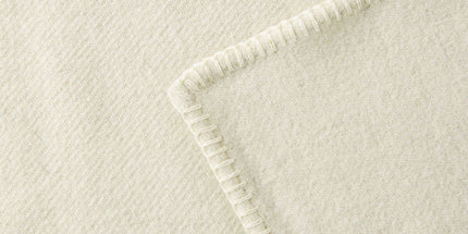 Little Gem Cream Australian Wool Bassinet Blanket 80 x 120 cm