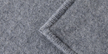 Little Gem Grey Australian Wool Bassinet Blanket 80 x 120 cm