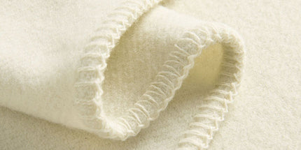 Little Gem Cream Australian Wool Cot Blanket 120 x 160 cm