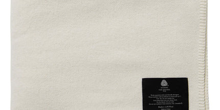 Little Gem Cream Australian Wool Cot Blanket 120 x 160 cm