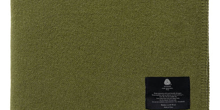 Little Gem Green Australian Wool Cot Blanket 120 x 160 cm
