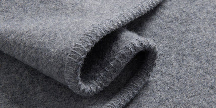 Little Gem Grey Australian Wool Cot Blanket 120 x 160 cm