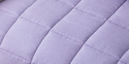 Vintage Design Homewares Lilac French Linen Coverlet Set Queen