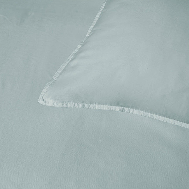 Accessorize 400TC Sage Bamboo Cotton Double Stitch Quilt Cover Set King