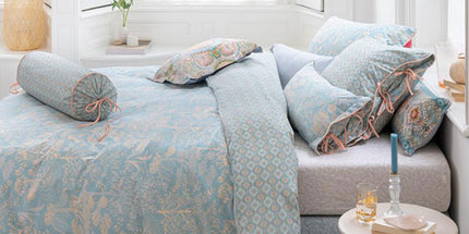 PIP Studio Origami Tree  Light Blue Quilt Cover Set Queen