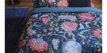 PIP Studio Tree of Life Dark Blue 100% Cotton Quilt Cover Set King