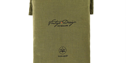 Vintage Design Homewares Hemp Fern Sheet Set Super King