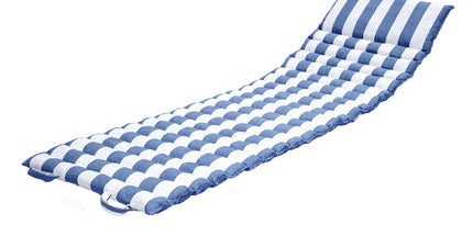 Rans Blue Alfresco Cotton Outdoor Indoor Lounge Mat 62 x 194 cm
