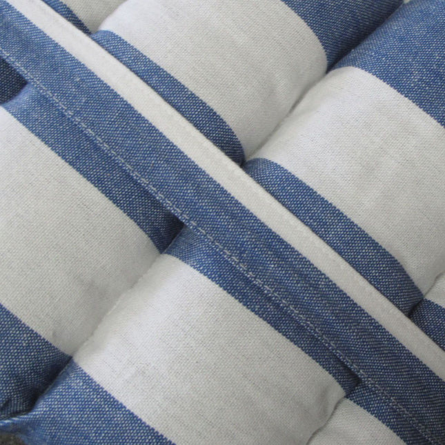 Rans Blue Alfresco Cotton Outdoor Indoor Lounge Mat 62 x 194 cm