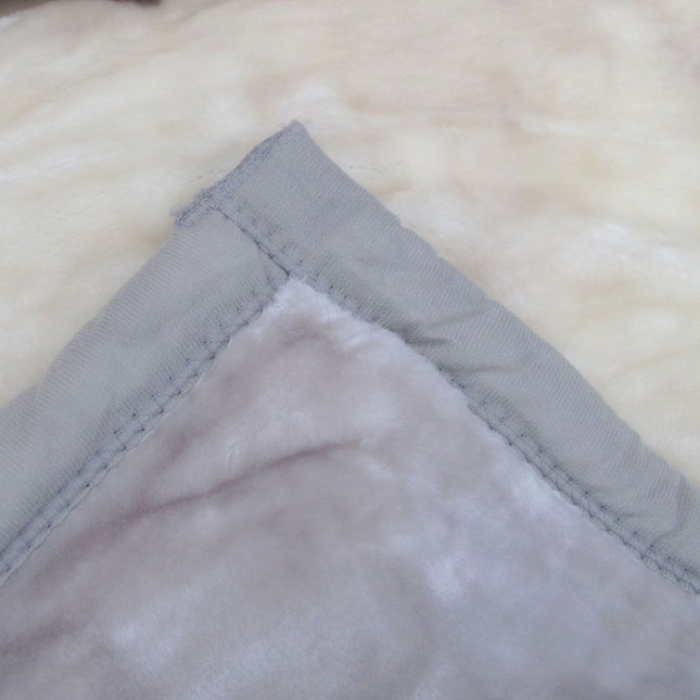 Running Horses 750gsm 3.5kg Double Layer 3D Print Faux Mink Blanket Queen