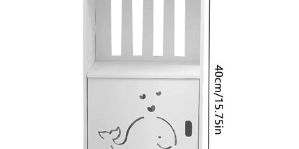 Home Storage Cabinet Nightstand with Drawer and Shelf for Bedroom Living Room