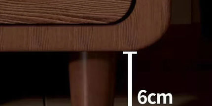 Wood Mini Bedside Table with Drawer and Shelf Compact Space Saving
