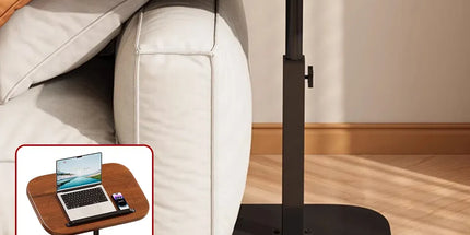 Adjustable Height Coffee Table Nightstand Sturdy Easy to Clean for Home Bedroom