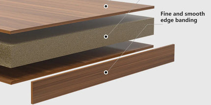 Adjustable Height Coffee Table Nightstand Sturdy Easy to Clean for Home Bedroom
