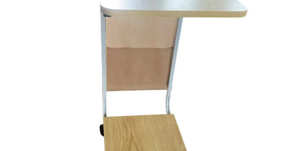 Mobile Coffee Table Tea Table Computer Desk with Wheels for Living Room Home