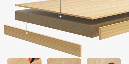 Mobile Coffee Table Tea Table Computer Desk with Wheels for Living Room Home