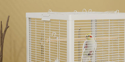 Bird Cage Double Layer Metal Villa Large Size Aviary House for Parrot Pet Indoor
