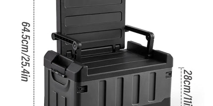 Folding Storage Box Large Capacity Organizer Collapsible Container for Home Use