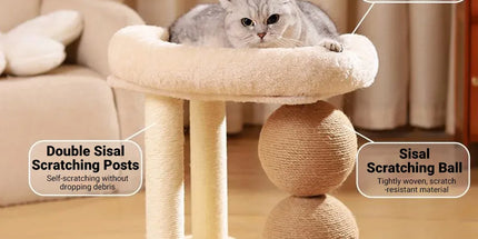 Cat Climbing Frame Bed Multi Functional Stand Cat Tree Condo Furniture for Cats