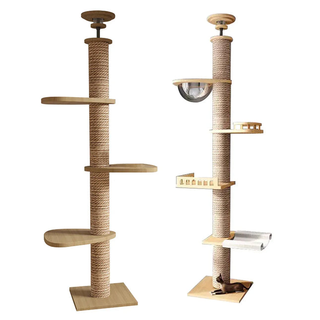 Cat Toy Cat Climbing Frame Floor Standing Multi Functional Cat Tree Pet Furniture - Simple Cat Tree