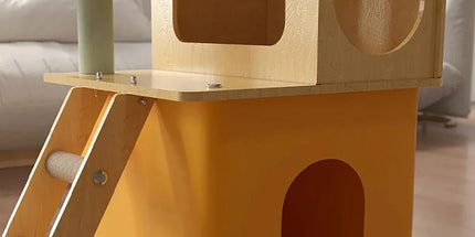 Multi Functional Cat Climbing Tree Tower Stand House Furniture Activity Center - Green