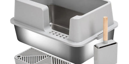 5-Piece Grey Cat Litter Box Set Tyack eCommerce Solutions