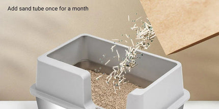 5-Piece Grey Cat Litter Box Set Tyack eCommerce Solutions