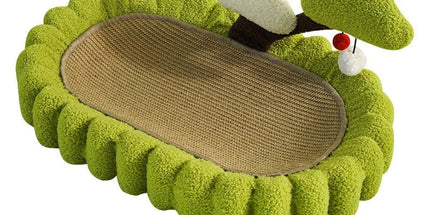 Durable Cat Scratching Bowl Mat Scratch Post Tree Cat Toy for Long-lasting Fun