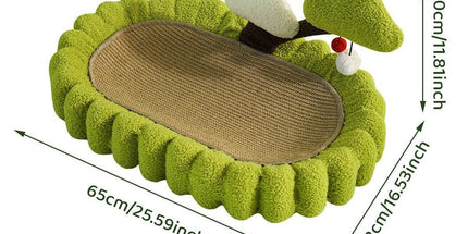 Durable Cat Scratching Bowl Mat Scratch Post Tree Cat Toy for Long-lasting Fun