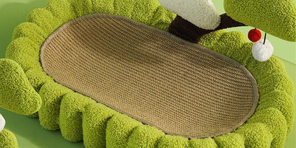Durable Cat Scratching Bowl Mat Scratch Post Tree Cat Toy for Long-lasting Fun