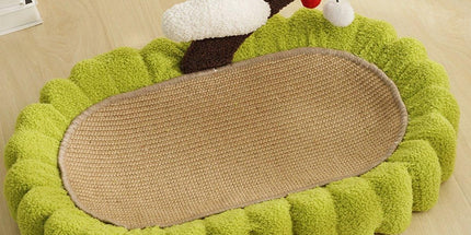 Durable Cat Scratching Bowl Mat Scratch Post Tree Cat Toy for Long-lasting Fun