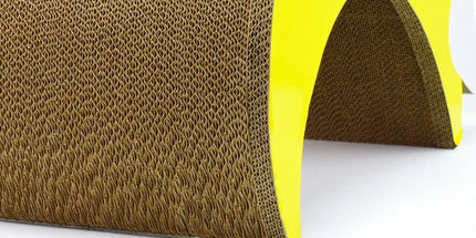1-Piece Moon-Shaped Corrugated Cardboard Cat Scratcher Tyack eCommerce Solutions