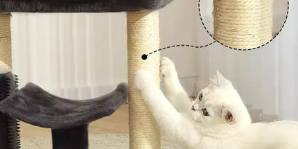 Cat Tree Scratching Post Claw Board Litter Crawler One Pet Toy For Indoor Cats