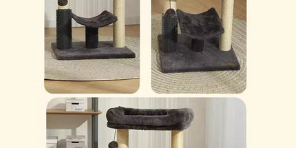 Cat Tree Scratching Post Claw Board Litter Crawler One Pet Toy For Indoor Cats