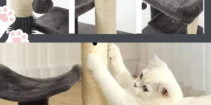 Cat Tree Scratching Post Claw Board Litter Crawler One Pet Toy For Indoor Cats