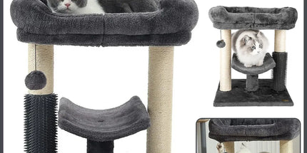 Cat Tree Scratching Post Claw Board Litter Crawler One Pet Toy For Indoor Cats