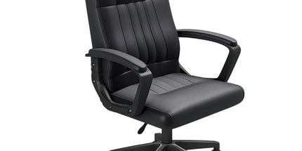 Swivel Office Chair Adjustable Height Padded Seat Computer Chair With Wheels