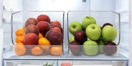 10PCS Clear Plastic Storage Box Set Food Supermarket Display Organizer Container - S