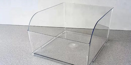 10PCS Clear Plastic Storage Box Set Food Supermarket Display Organizer Container - S