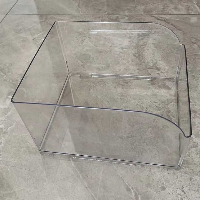 10PCS Clear Plastic Storage Box Set Food Supermarket Display Organizer Container - L