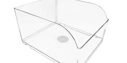 10PCS Clear Plastic Storage Box Set Food Supermarket Display Organizer Container - L