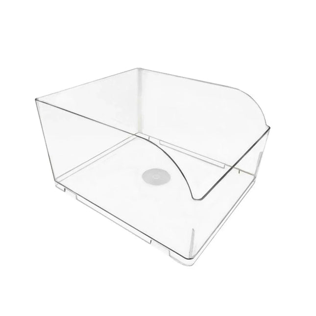 10PCS Clear Plastic Storage Box Set Food Supermarket Display Organizer Container - L