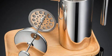 French Press Coffee Pot 600ml 304 Stainless Steel for Home Office Tea Coffee