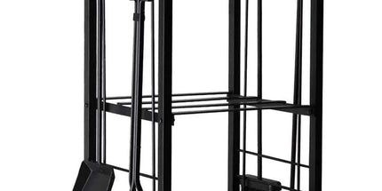 5-Piece Firewood Storage Rack and Fireplace Tool Set Tyack eCommerce Solutions