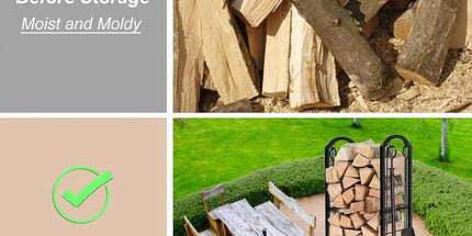 5-Piece Firewood Storage Rack and Fireplace Tool Set Tyack eCommerce Solutions