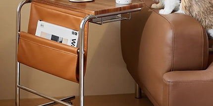 Wheeled Desk For Home Office Bedroom Lockable Wheels Space Saving Sturdy Use
