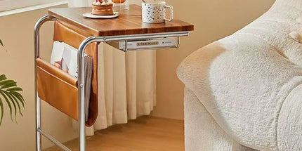 Wheeled Desk For Home Office Bedroom Lockable Wheels Space Saving Sturdy Use