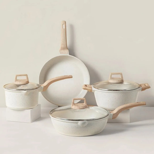 8pcs Cookware Set Cooking Set Non Stick for for Home Kitchen Restaurant Daily